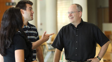 Clif Smart with students