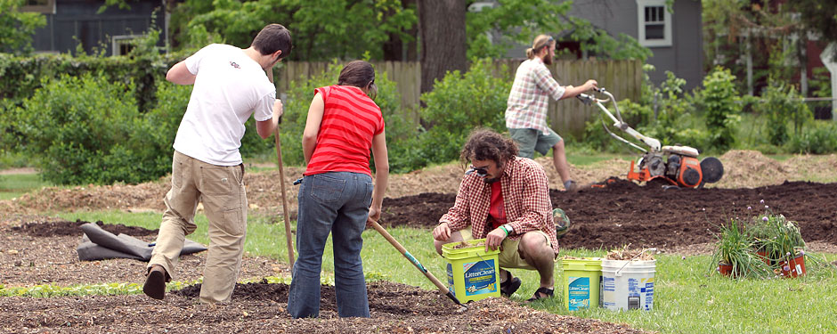 Put your green thumb to good use by volunteering at the Campus Garden this spring and summer.