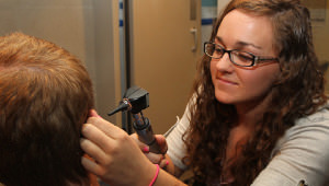 Ashleigh Eddelbuttel works at her internship