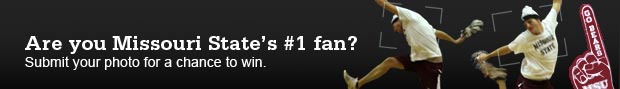 Are you Missouri State's number one fan? Submit your photo for a chance to win.