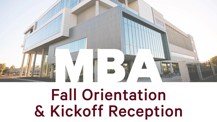 MBA Orientation and Kick-off Reception