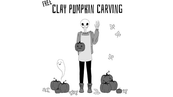 Free Annual Clay Pumpkin Carving