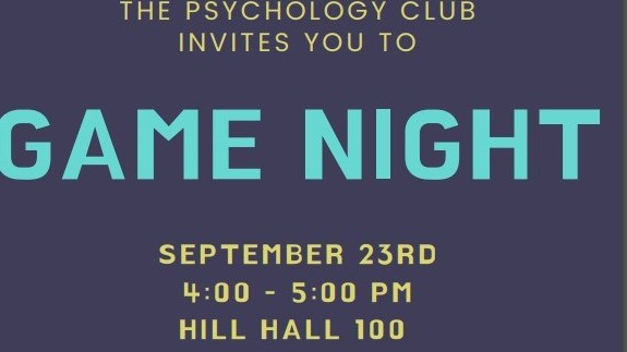Psychology Club Presents: Game Night