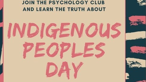 Psychology Club Presents: Indigenous Peoples Day