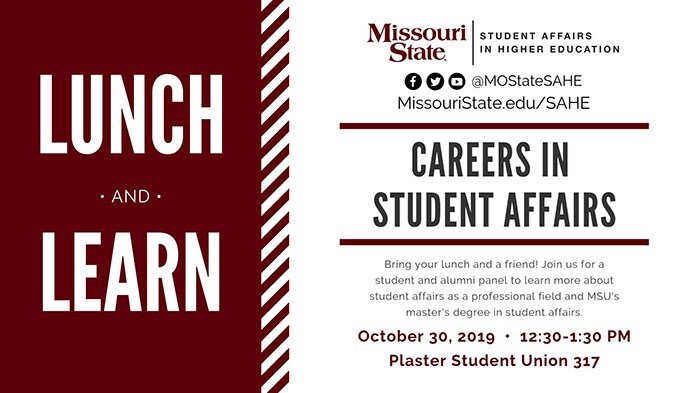 Careers in Student Affairs Lunch and Learn