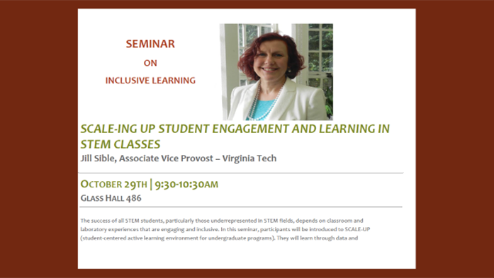 Seminar on Inclusive Learning with Dr. Jill Sible