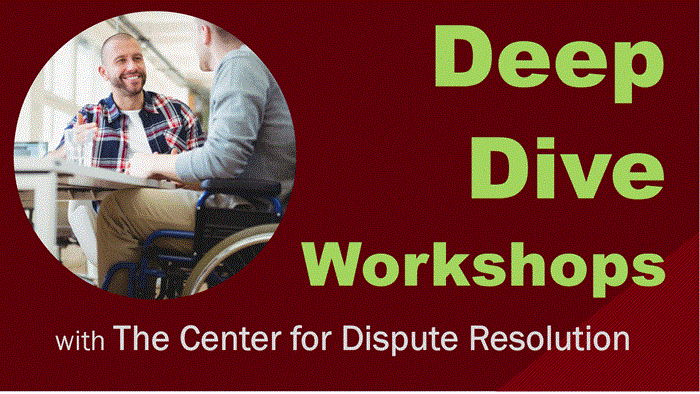 CANCELED: Deep Dive Workshop: Communication and Conflict Coaching