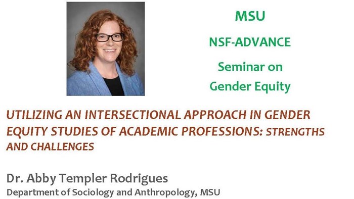 MSU NSF-ADVANCE: Seminar on Gender Equity