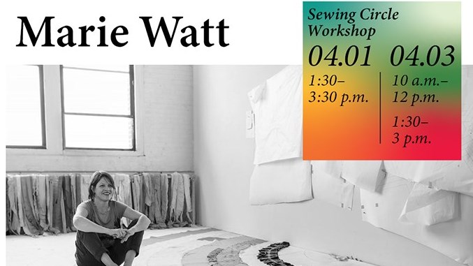CANCELED - Visiting Artist Marie Watt Sewing Circle