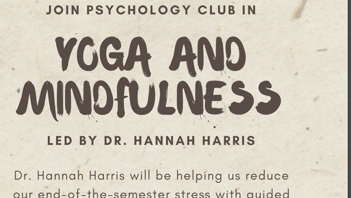 Psychology Club Presents: Yoga and Mindfulness