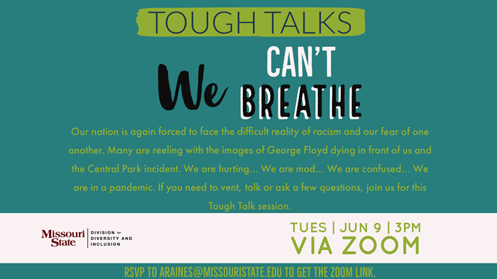 Tough Talks: We Can't Breathe