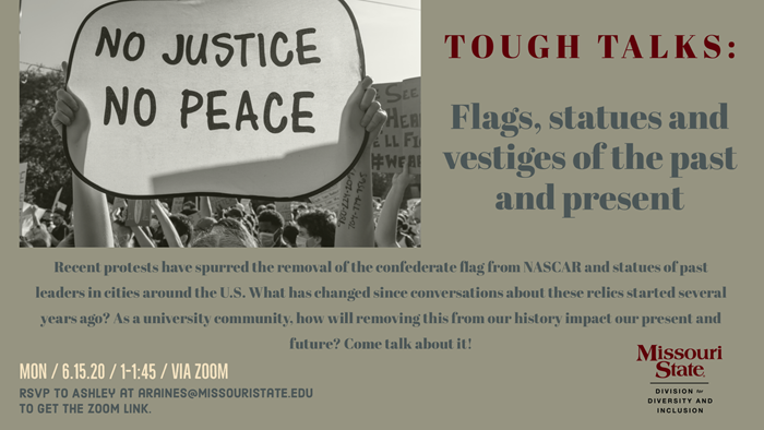 Tough Talks: Flags, statues and vestiges of the past and present