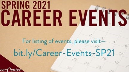 Spring 2021 Career Fairs Week: Feb. 9-12
