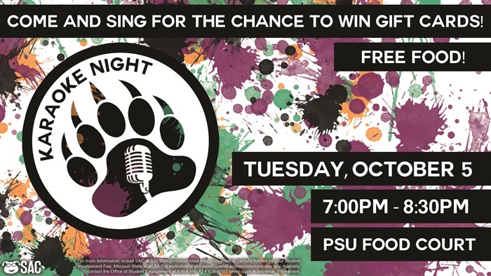 SAC Presents: Karaoke Night