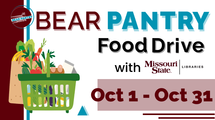 MSU Libraries Food Drive for Bear Pantry
