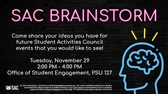 SAC Presents: Brainstorm