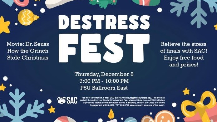 SAC Presents: Destress Fest