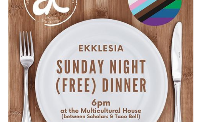 Ekklesia Sunday Night (Free) Dinner