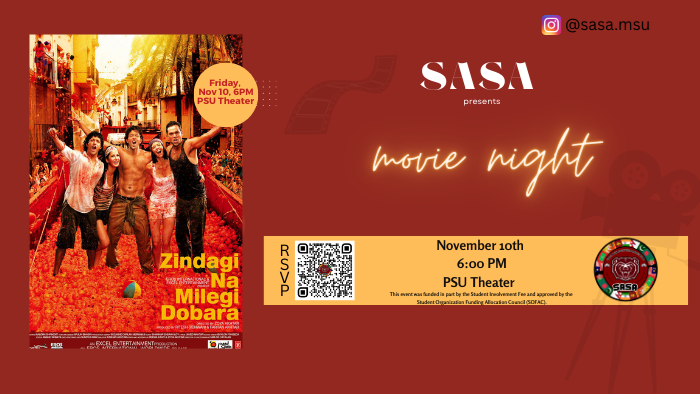 Desi Movie Night - Zindagi Na Milegi Dobara