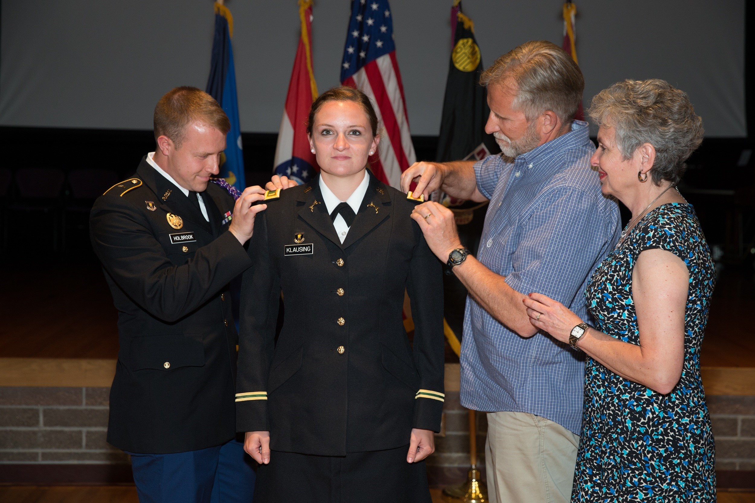 Bear Battalion Army ROTC Gold Bar Commissioning