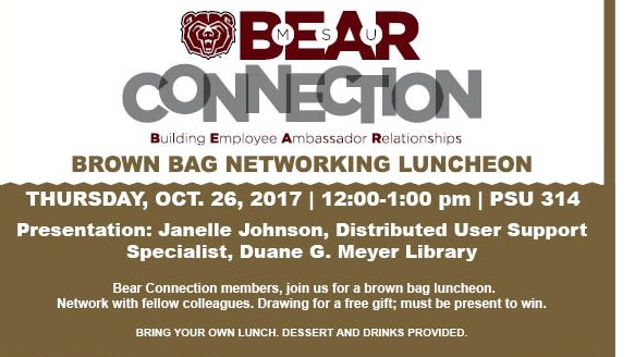 Bear Connection Brown Bag Luncheon