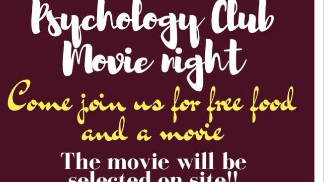Psychology Club: Movie Night