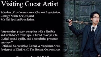 Clarinet Guest Artist - Katsuya Yuasa