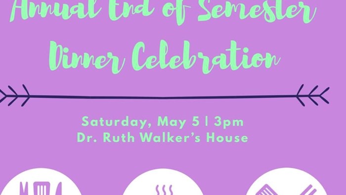 Gerontology Club Presents: Annual End of Semester Dinner Celebration 