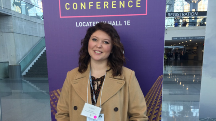 Julia Guffey at conference or seminar. 