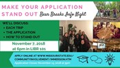 Bear Breaks Info Night: Make Your Application Stand Out