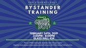Green Dot Bystander Intervention conference