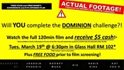 Dominion Film Screening Event (First 100 people get $5)