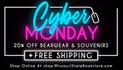 Cyber Monday at the Missouri State Bookstore