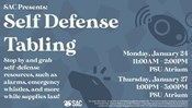 SAC Presents: Self-Defense Tabling