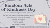 SAC Presents Random Acts of Kindness Day
