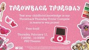 SAC Presents: Throwback Thursday