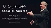 Guy B. Webb Memorial Concert