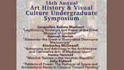 Art History and Visual Culture Undergraduate Symposium