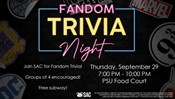 SAC Presents: Fandom Trivia Night