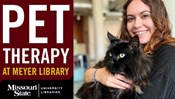 Pet Therapy at Meyer Library