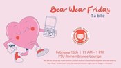 Bear Wear Friday Table